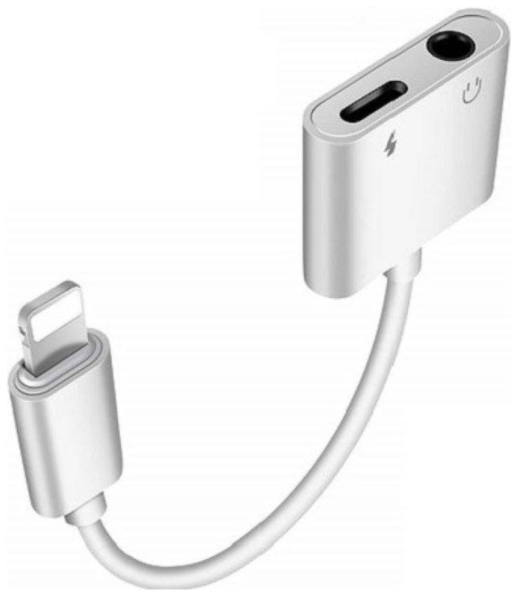 

COS THETA Headphone Splitter 8 Pin (Lightning) Multi Cable ( 0 2-0 5m White )