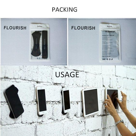 

Cos theta FLOURISH LAMA Poweful Sticky Gel Pad Wall Stand Anti Skid Mat Holder for Phone Tablet Mobile Holder Mobile