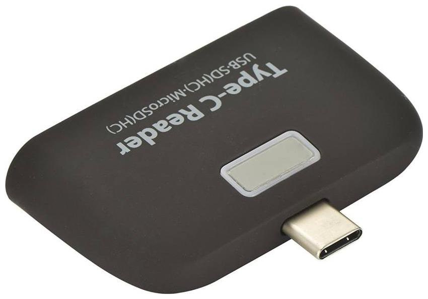 

Cos theta Multifunction Memory Card Adapter USB 3 1 Type C USB-C TF SD OTG Card Reader-Black