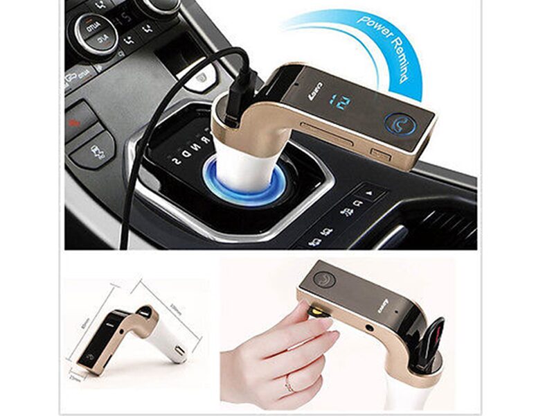 

Cos theta orignal car bluetooth Car charger All phone fast2 1 Amp Turbo Car Charger (White Gold) Car Phone Charger Bluetooth Kit