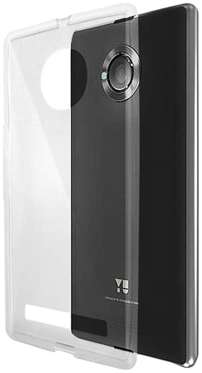 Coverage Back Cover For Micromax Yu Yuphoria Transparent