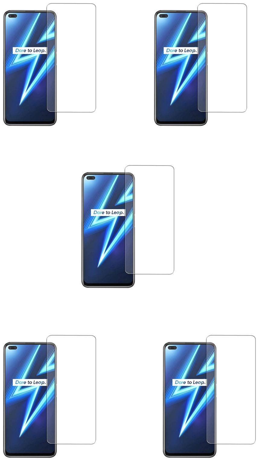 

CRAVEMART EDGE TO EDGE TEMPERED GLASS FOR REALME X3 8D TEMPERED GLASS (PACK OF 5)