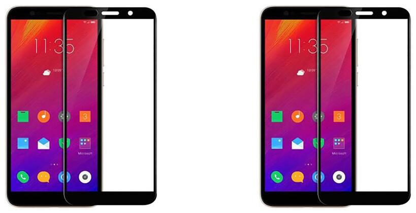 

CRAVEMART EDGE TO EDGE TEMPERED GLASS FOR LENOVO A5 WASHABLE (PACK OF 2)