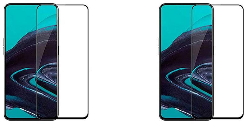 

CRAVEMART EDGE TO EDGE TEMPERED GLASS FOR OPPO RENO 2 (PACK OF 2)