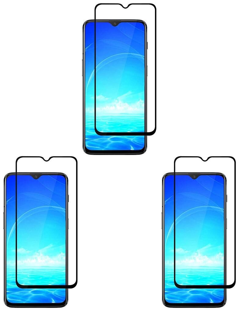 

CRAVEMART EDGE TO EDGE TEMPERED GLASS FOR OPPO A5 10D TEMPERED GLASS (PACK OF 3)