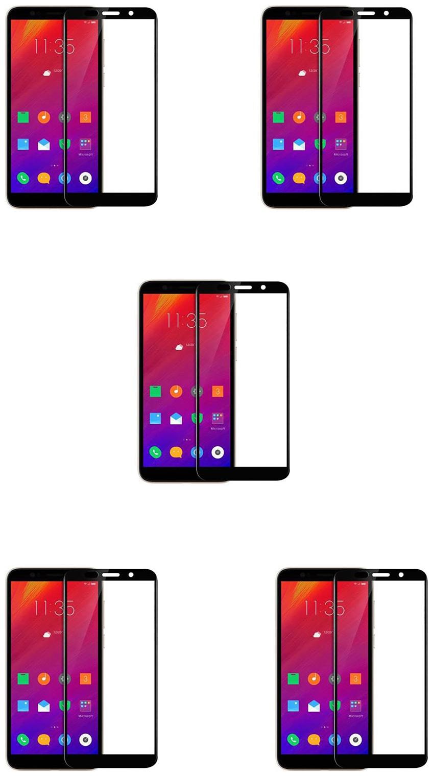 

CRAVEMART EDGE TO EDGE TEMPERED GLASS FOR ONEPLUS 6T 3D SCREEN GUARD (PACK OF 5)