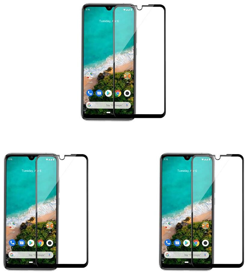 

CRAVEMART EDGE TO EDGE TEMPERED GLASS FOR XIAOMI MI A3 10D SCREEN GUARD (PACK OF 3)