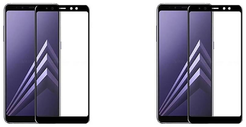 

CRAVEMART EDGE TO EDGE TEMPERED GLASS FOR SAMSUNG GALAXY A8 PLUS ANTI PEEPING (PACK OF 2)