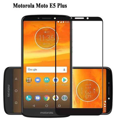 

CRAVEMART EDGE TO EDGE TEMPERED GLASS FOR MOTOROLA MOTO E5 PLUS GLOSSY (PACK OF 1)