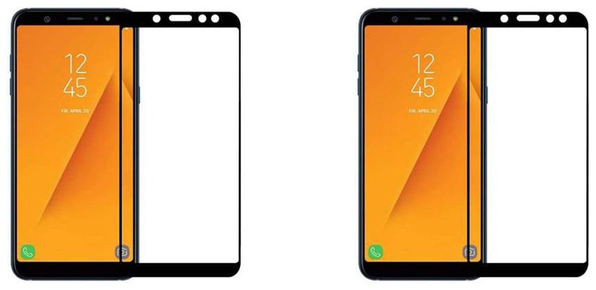 

CRAVEMART EDGE TO EDGE TEMPERED GLASS FOR SAMSUNG A6 PLUS (PACK OF 2)