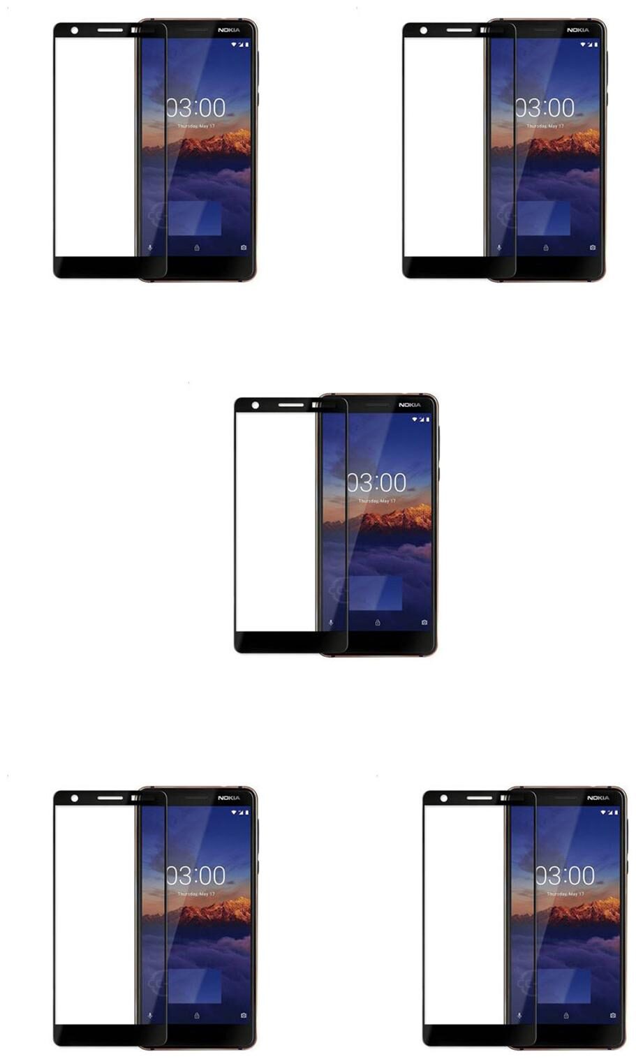 

CRAVEMART EDGE TO EDGE TEMPERED GLASS FOR NOKIA 3 1 PLUS UV PROTECTION (PACK OF 5)