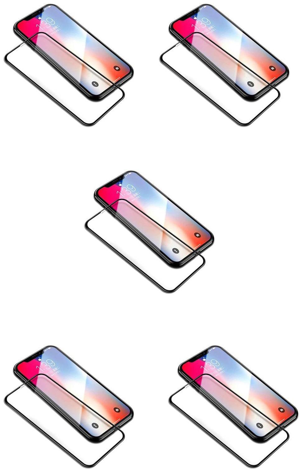 

CRAVEMART EDGE TO EDGE TEMPERED GLASS FOR APPLE IPHONE XR 8D TEMPERED GLASS (PACK OF 5)