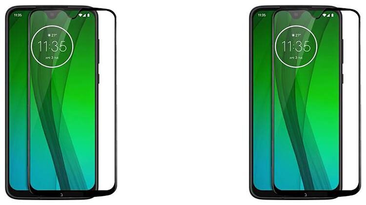 

CRAVEMART EDGE TO EDGE TEMPERED GLASS FOR MOTO G7 TINTED (PACK OF 2)