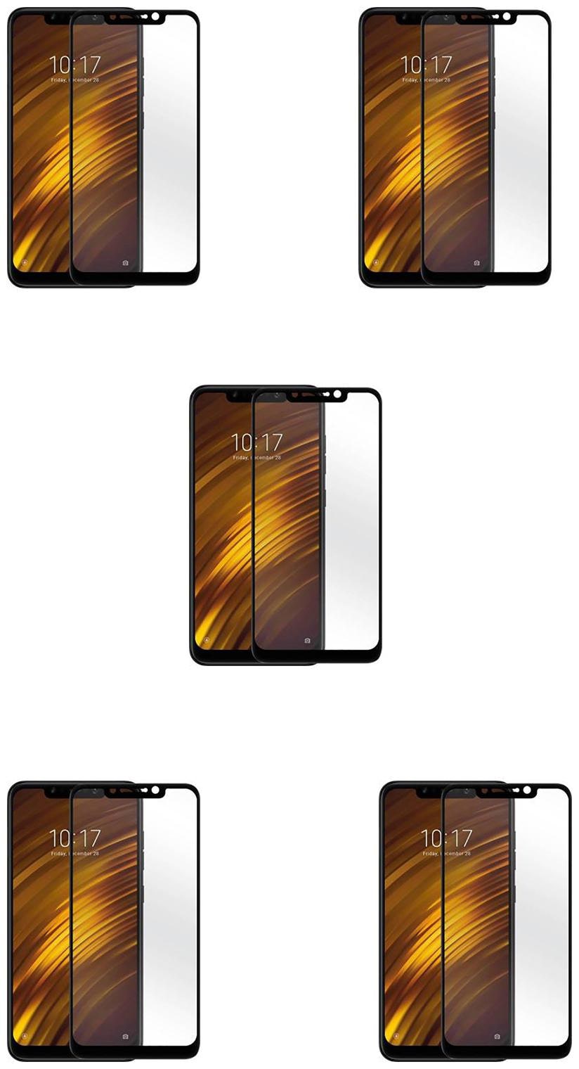 

CRAVEMART EDGE TO EDGE TEMPERED GLASS FOR POCO F1 3D TEMPERED GLASS (PACK OF 5)