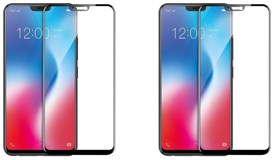 

CRAVEMART EDGE TO EDGE TEMPERED GLASS FOR VIVO V9 WASHABLE (PACK OF 2)
