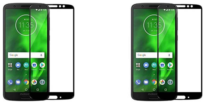 

CRAVEMART EDGE TO EDGE TEMPERED GLASS FOR MOTOROLA MOTO G6 PLUS (PACK OF 2)