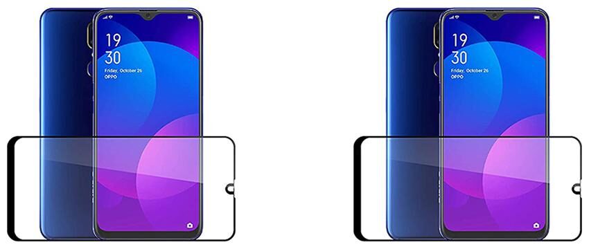 

CRAVEMART EDGE TO EDGE TEMPERED GLASS FOR OPPO F11 REUSABLE (PACK OF 2)