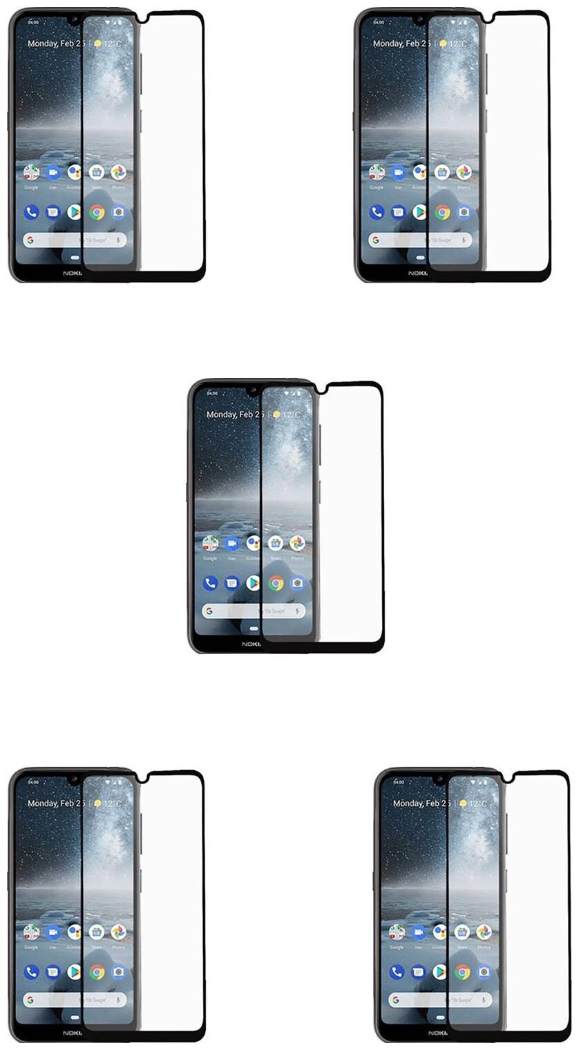 

CRAVEMART EDGE TO EDGE TEMPERED GLASS FOR NOKIA 2 NANO LIQUID SCREEN PROTECTOR (PACK OF 5)