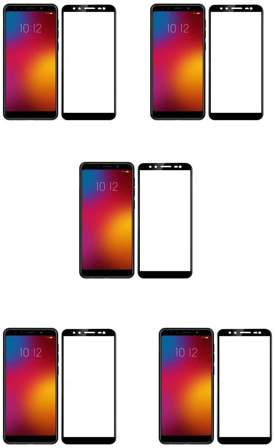 

CRAVEMART EDGE TO EDGE TEMPERED GLASS FOR LENOVO K9 9D TEMPERED GLASS (PACK OF 5)