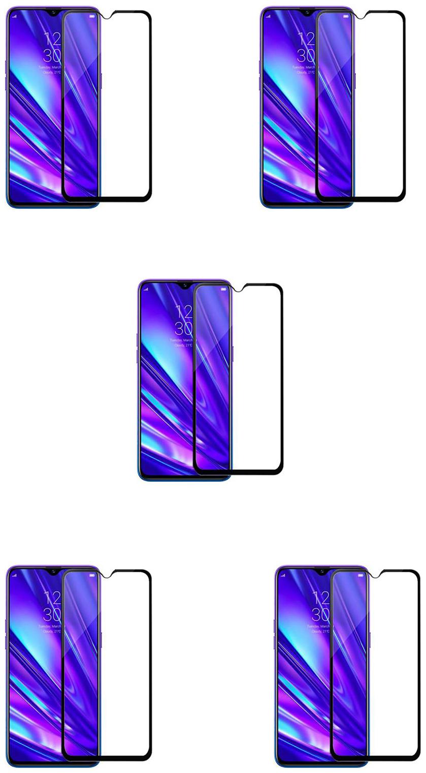 

CRAVEMART EDGE TO EDGE TEMPERED GLASS FOR REALME 5 PRO TINTED (PACK OF 5)