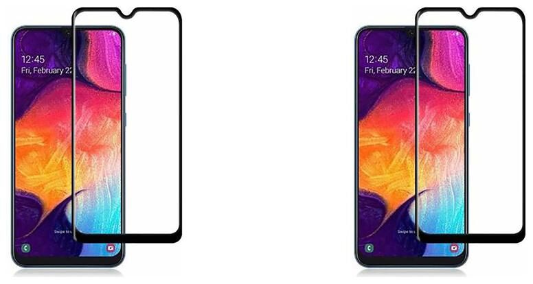 

CRAVEMART EDGE TO EDGE TEMPERED GLASS FOR SAMSUNG GALAXY A50S ANTI BACTERIAL (PACK OF 2)