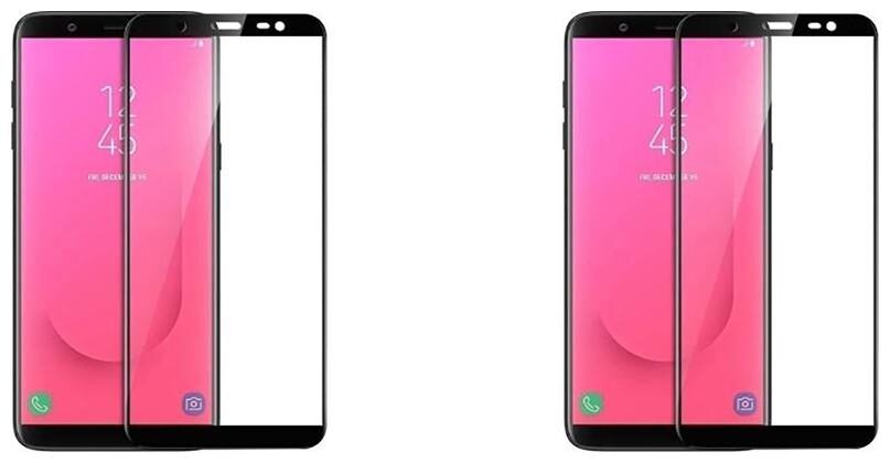 

CRAVEMART EDGE TO EDGE TEMPERED GLASS FOR SAMSUNG GALAXY J8 (PACK OF 2)