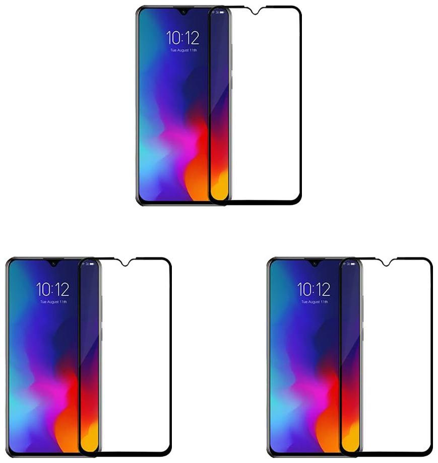 

CRAVEMART EDGE TO EDGE TEMPERED GLASS FOR LENOVO K10 NOTE 4D SCREEN GUARD (PACK OF 3)