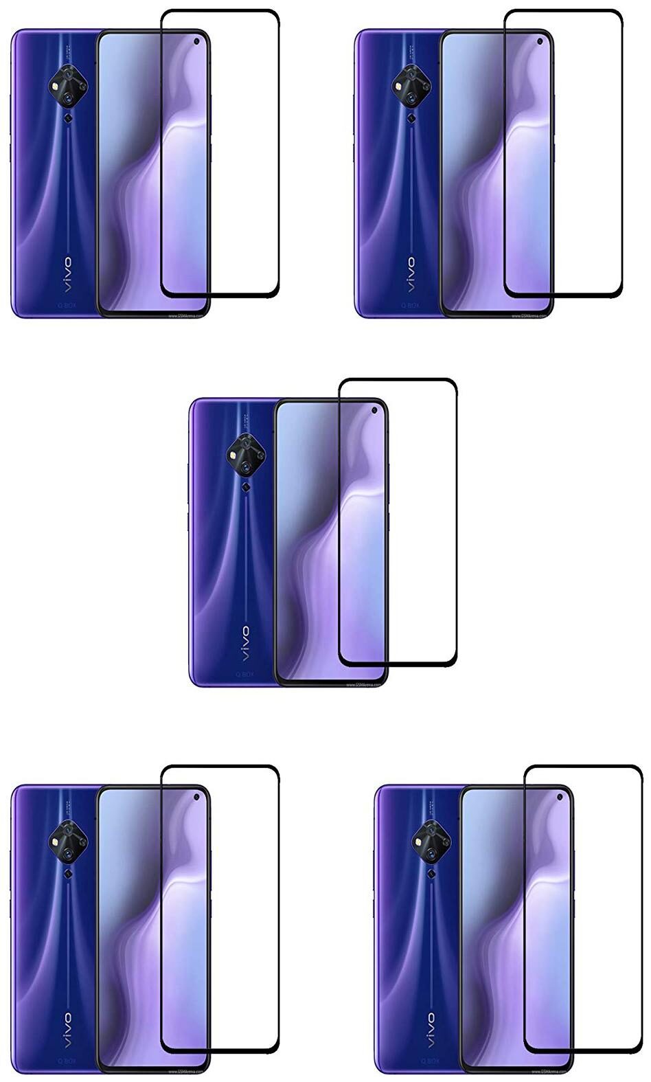 

CRAVEMART IMPOSSIBLE SCREEN GUARD FOR VIVO S5 4D SCREEN GUARD (PACK OF 5)
