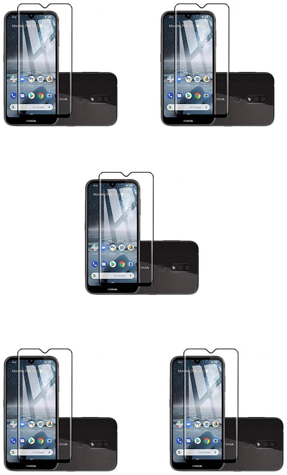 

CRAVEMART IMPOSSIBLE SCREEN GUARD FOR NOKIA 4 2 9H HARDNESS (PACK OF 5)