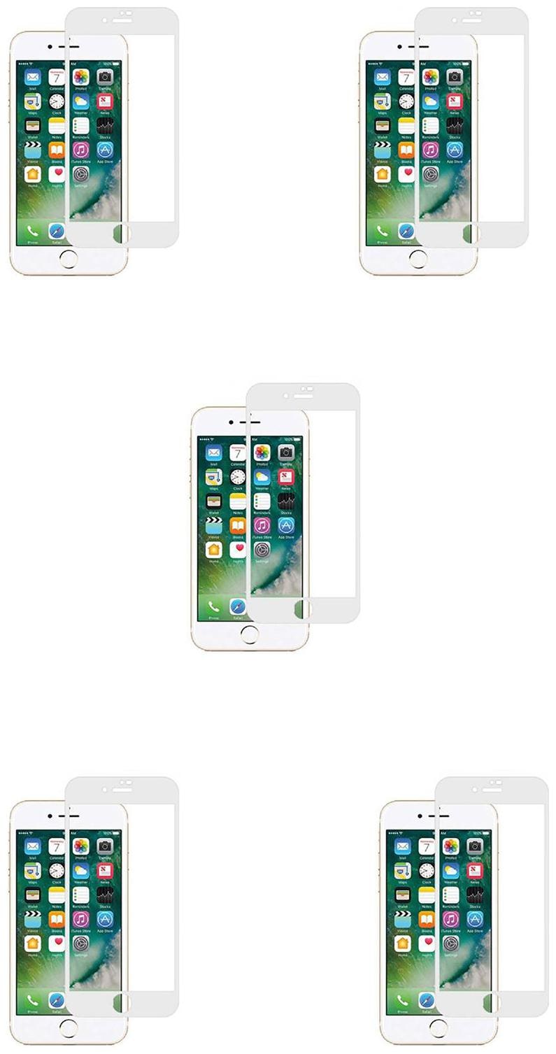 

CRAVEMART IMPOSSIBLE SCREEN GUARD FOR APPLE IPHONE 8 PLUS 8D SCREEN GUARD (PACK OF 5)