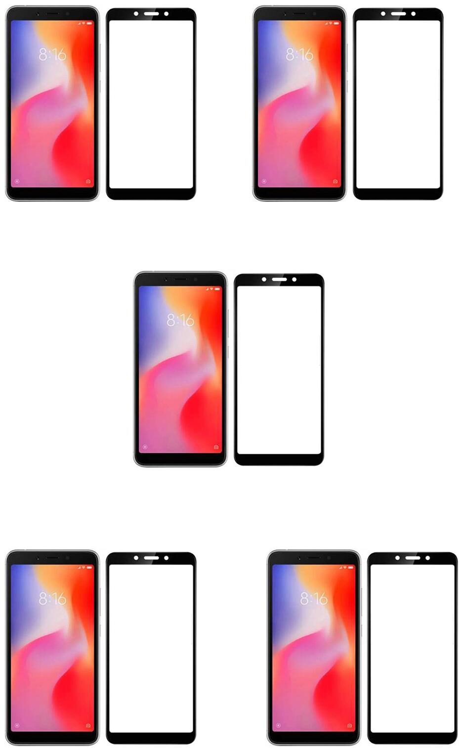 

CRAVEMART IMPOSSIBLE SCREEN GUARD FOR REDMI 6 UV PROTECTION (PACK OF 5)