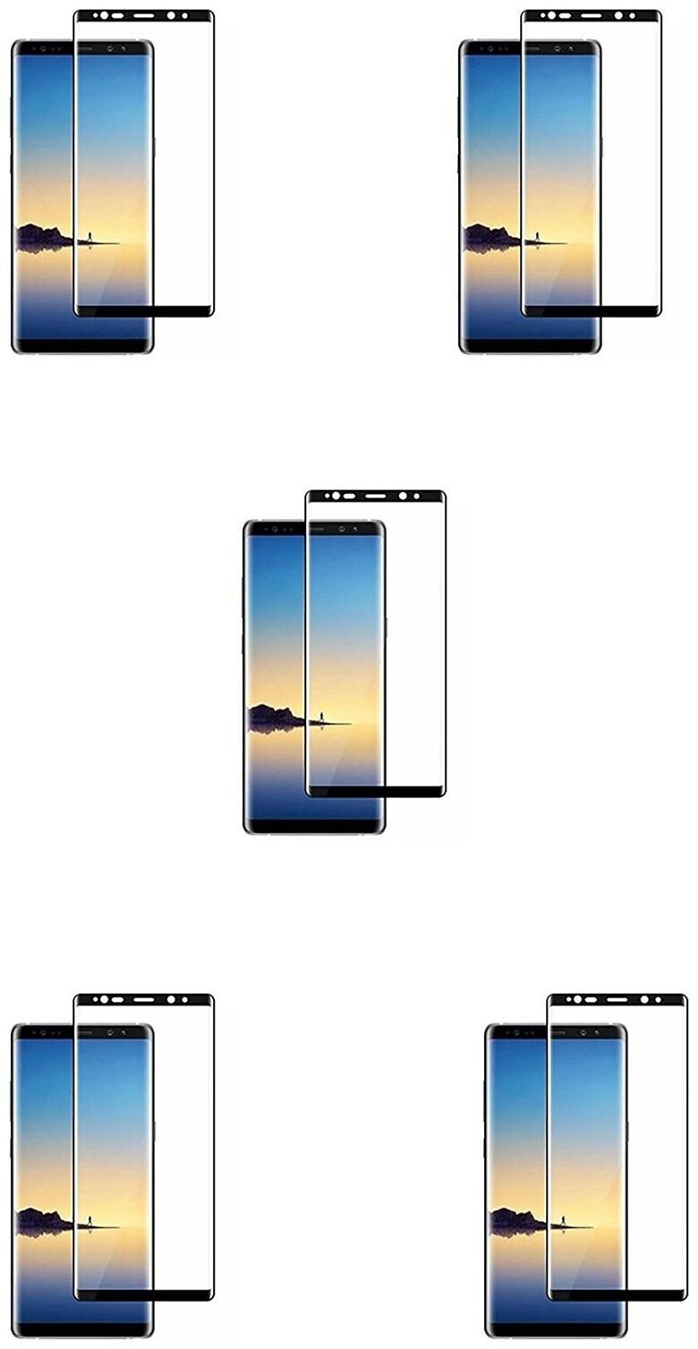 

CRAVEMART SCREEN GUARD FOR SAMSUNG GALAXY NOTE 8 9H HARDNESS (PACK OF 5)