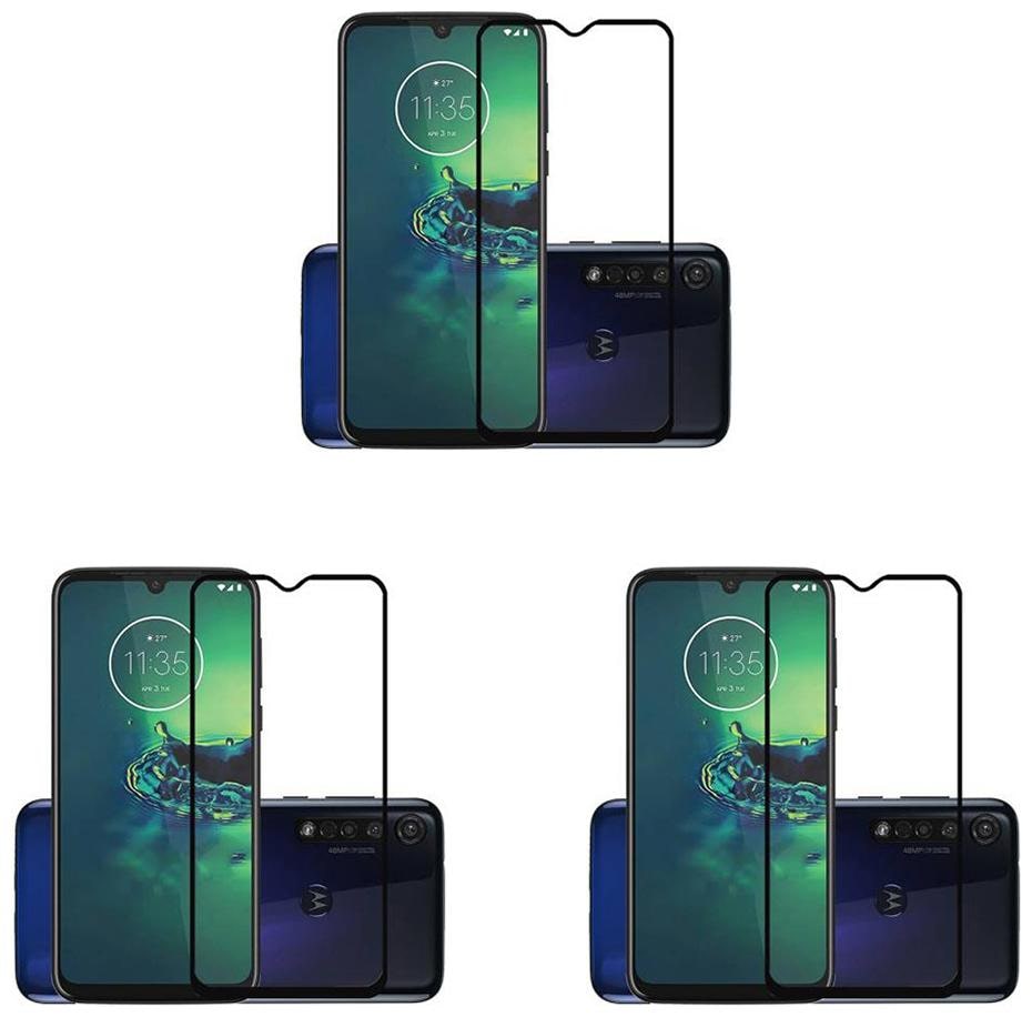 

CRAVEMART SCREEN GUARD FOR MOTOROLA MOTO G8 PLUS 10D SCREEN GUARD (PACK OF 3)