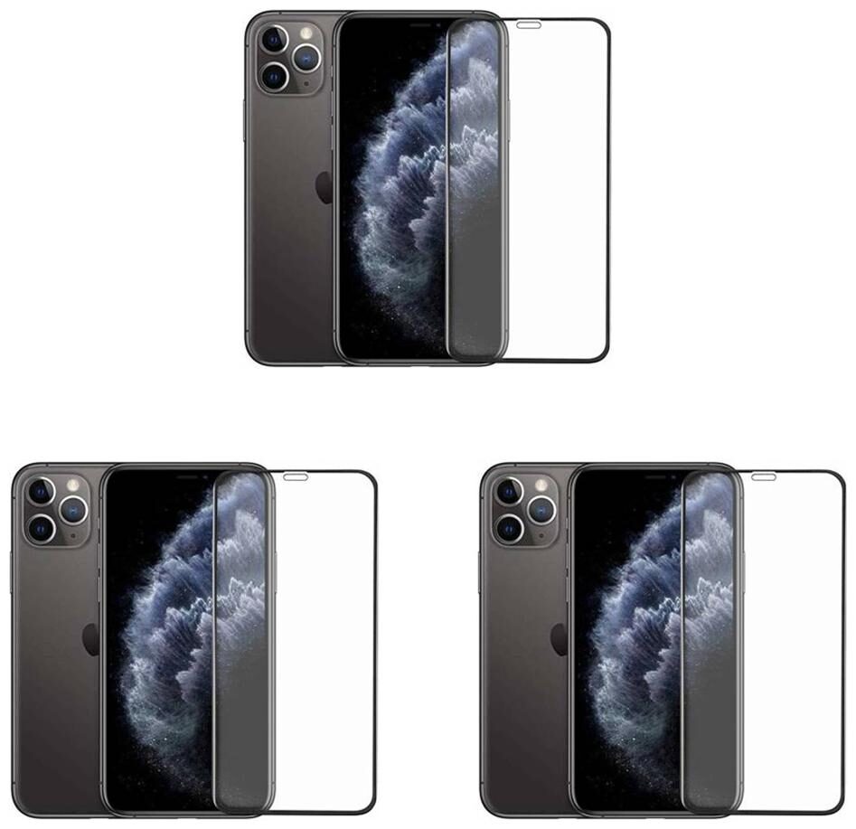 

CRAVEMART SCREEN GUARD FOR APPLE IPHONE 11 PRO MAX UV PROTECTION (PACK OF 3)