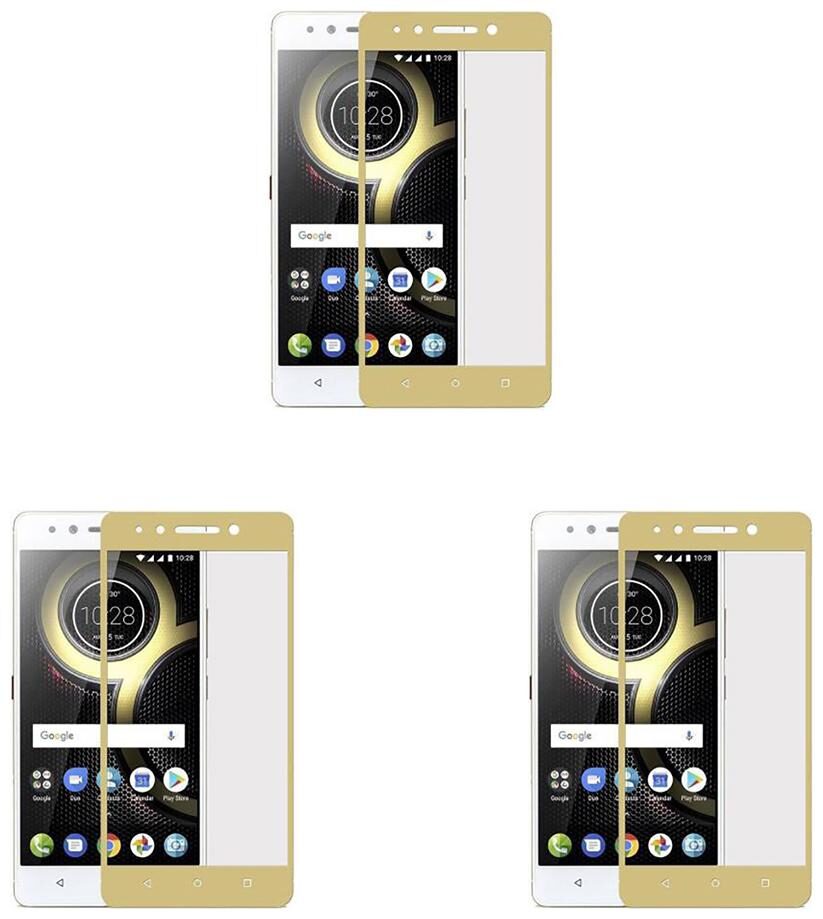 

CRAVEMART SCREEN GUARD FOR LENOVO K8 PLUS 8D SCREEN GUARD (PACK OF 3)