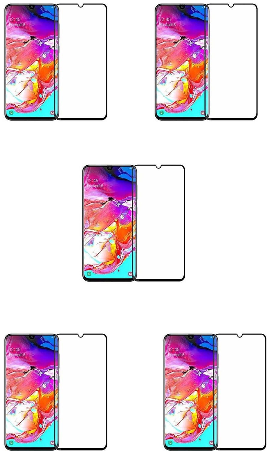 

CRAVEMART SCREEN GUARD FOR SAMSUNG GALAXY A70S 4D SCREEN GUARD (PACK OF 5)