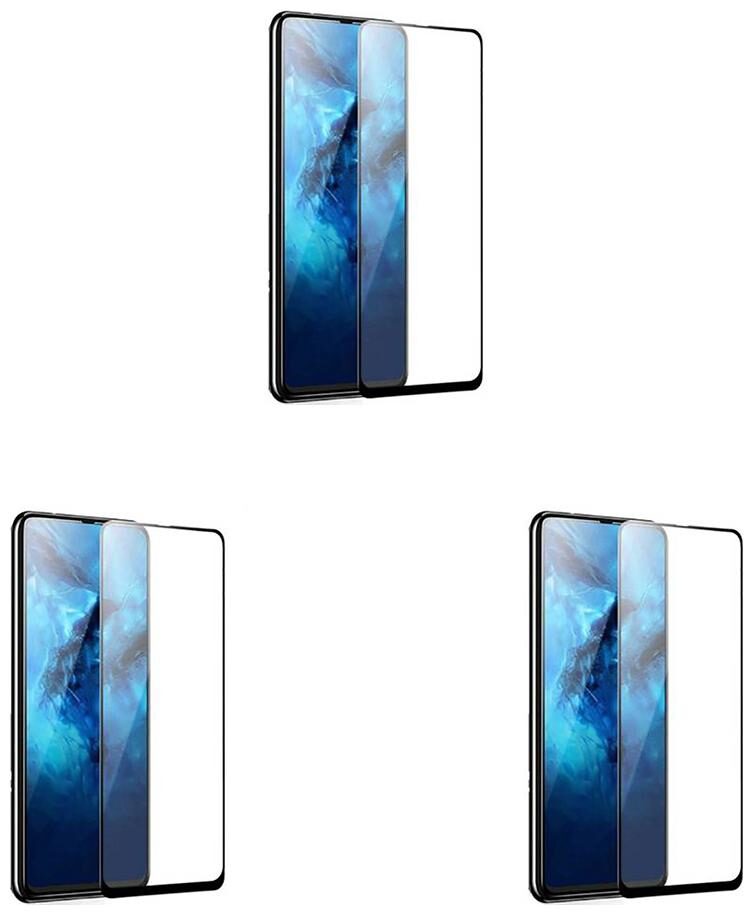 

CRAVEMART SCREEN GUARD FOR ASUS 6Z 8D TEMPERED GLASS (PACK OF 3)