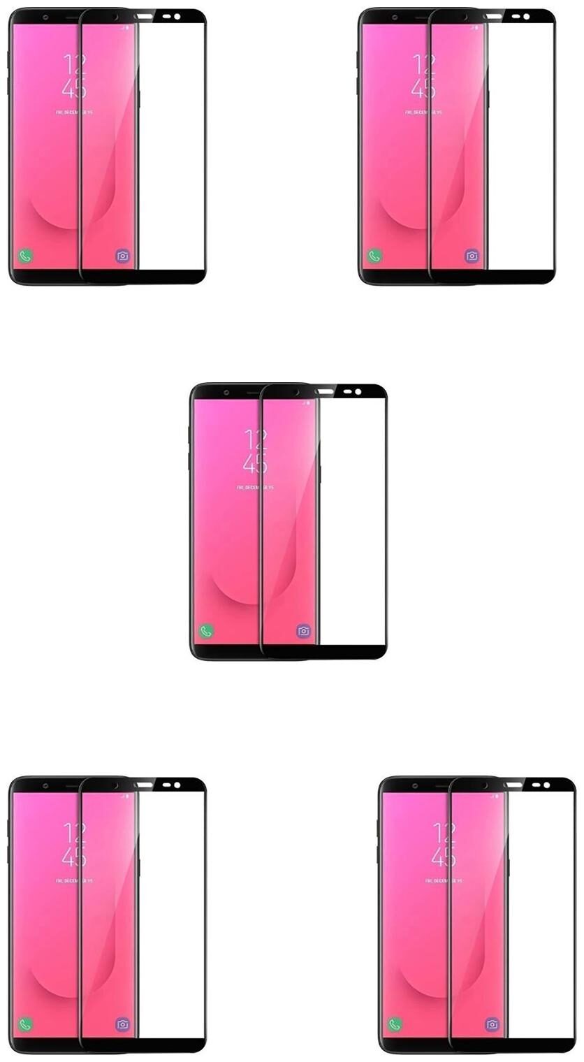 

CRAVEMART SCREEN GUARD FOR SAMSUNG GALAXY J8 9D SCREEN GUARD (PACK OF 5)