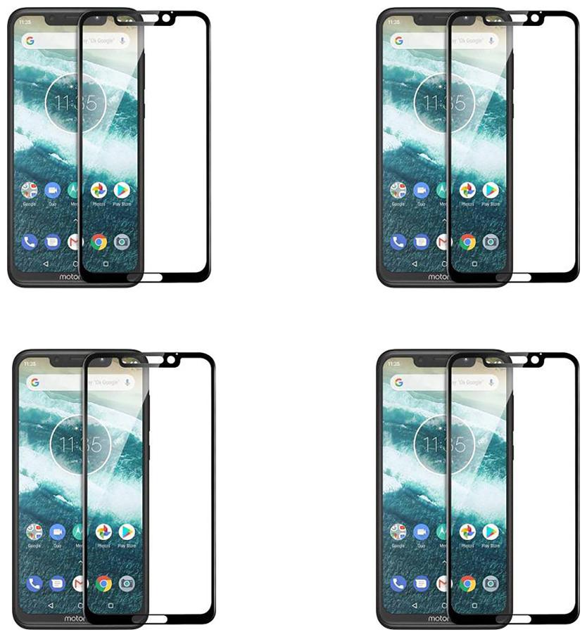 

CRAVEMART SCREEN GUARD FOR MOTOROLA MOTO ONE 3D TEMPERED GLASS (PACK OF 4)