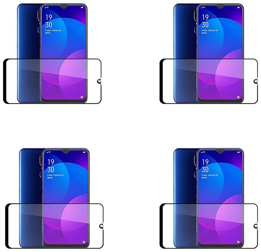 

CRAVEMART SCREEN GUARD FOR OPPO F11 5D TEMPERED GLASS (PACK OF 4)