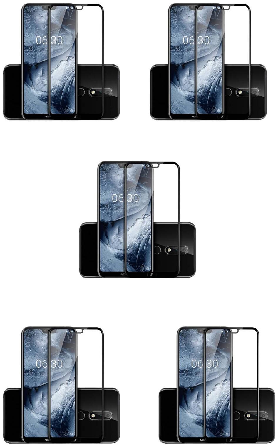 

CRAVEMART SCREEN GUARD FOR NOKIA 6 1 PLUS ANTI-SHATTER (PACK OF 5)