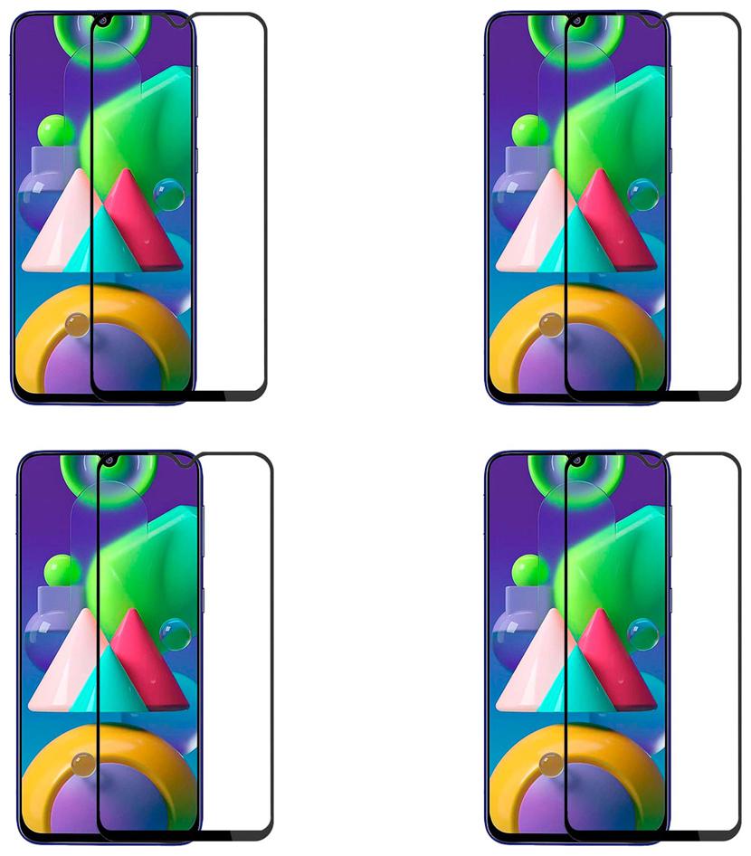 

CRAVEMART SCREEN GUARD FOR SAMSUNG GALAXY M21 4D TEMPERED GLASS (PACK OF 4)