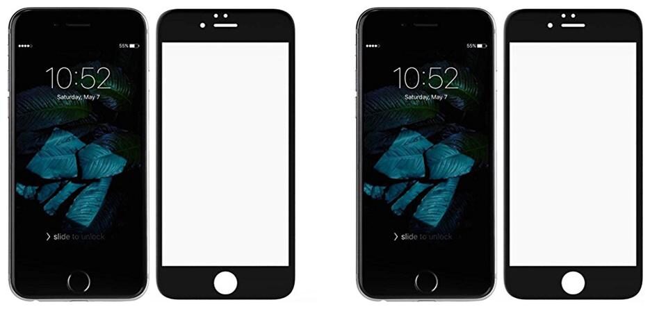 

CRAVEMART SCREEN GUARD FOR APPLE IPHONE 6S 3D TEMPERED GLASS (PACK OF 2)