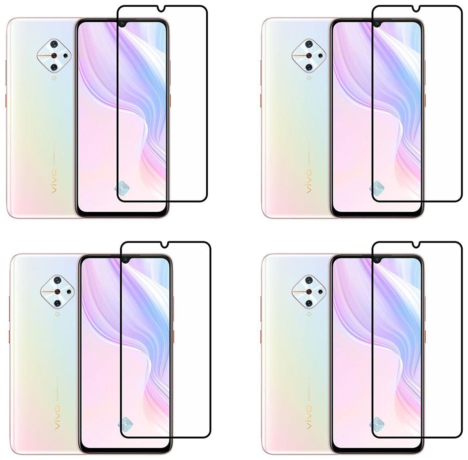 

CRAVEMART SCREEN GUARD FOR VIVO Y9S 10D TEMPERED GLASS (PACK OF 4)