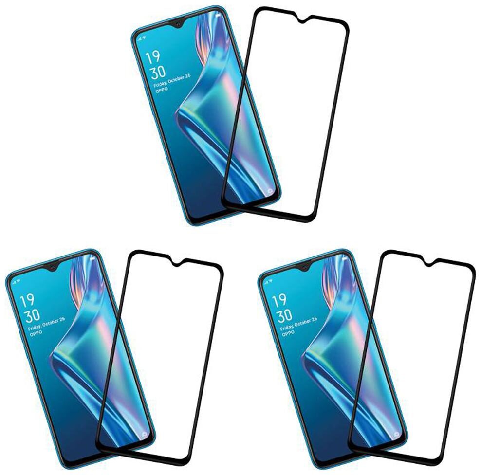 

CRAVEMART SCREEN GUARD FOR OPPO A12 10D SCREEN GUARD (PACK OF 3)