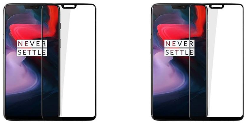 

CRAVEMART SCREEN GUARD FOR ONEPLUS 6 4D TEMPERED GLASS (PACK OF 2)