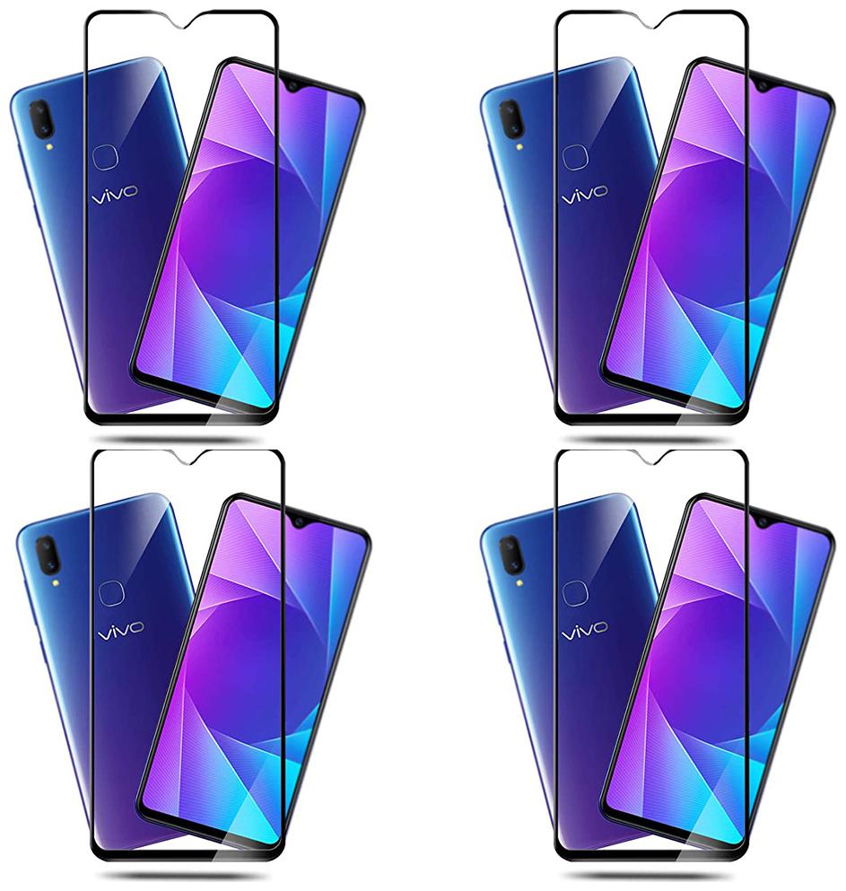 

CRAVEMART SCREEN GUARD FOR VIVO Y91 10D TEMPERED GLASS (PACK OF 4)