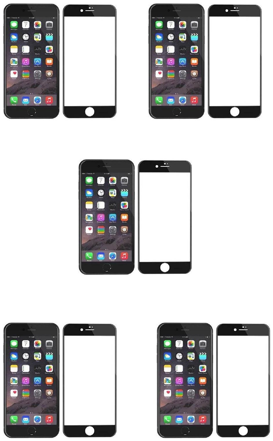 

CRAVEMART SCREEN GUARD FOR APPLE IPHONE 6 PLUS 8D SCREEN GUARD (PACK OF 5)