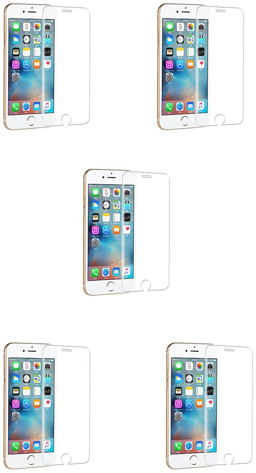 

CRAVEMART SCREEN GUARD FOR APPLE IPHONE 6S 7D TEMPERED GLASS (PACK OF 5)