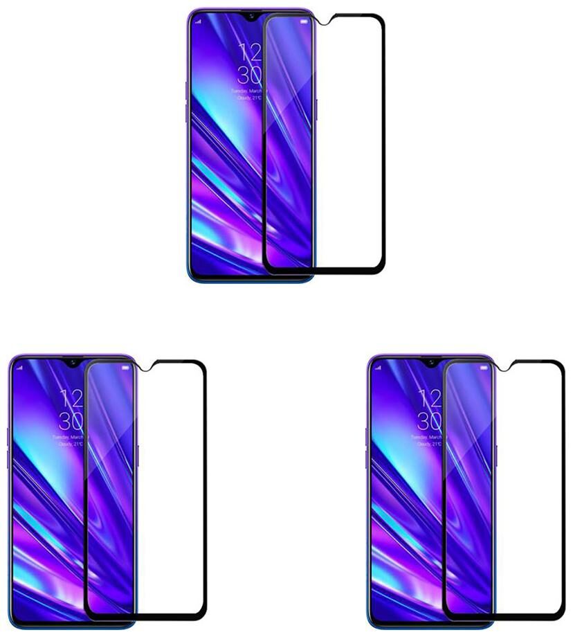

CRAVEMART SCREEN GUARD FOR REALME 5 PRO 7D TEMPERED GLASS (PACK OF 3)